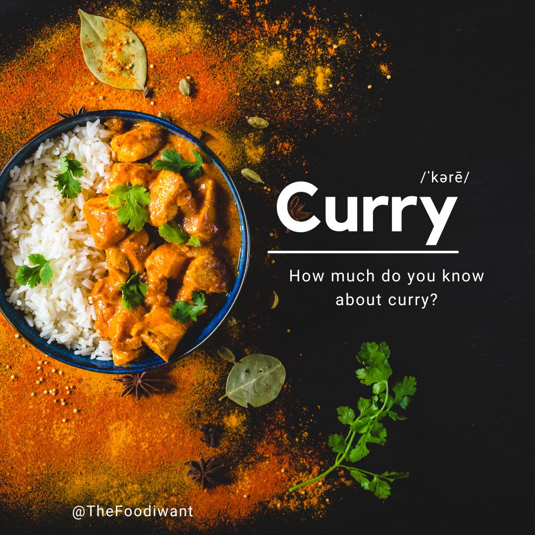 The word "curry" comes from Tamil for "sauce," but it's a global explosion of flavor!  From Thai green to Indian masala, each bite is an adventure.  Plus, turmeric &amp; ginger can boost your health. A World of Flavor and Health Benefits! #CurryLove #FoodFactFriday