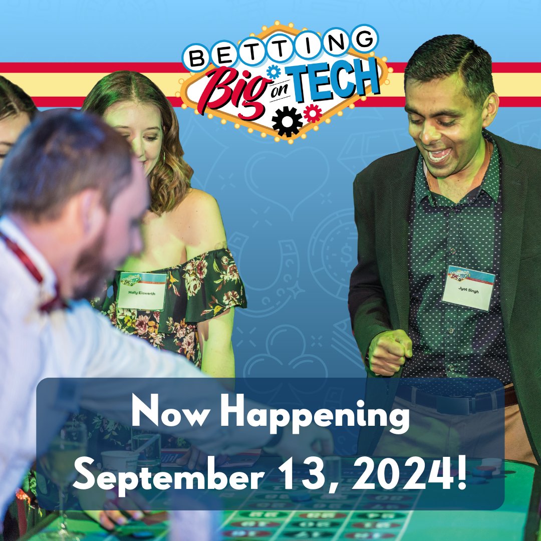 Dear Supporters, Our upcoming fundraising event, 'Betting Big on Tech,' will be rescheduled to September 13, 2024. We will keep you updated on the event and look forward to your participation. Thank you for your ongoing support!