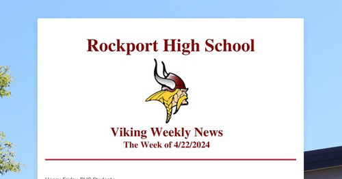 Rockport High School tweet media