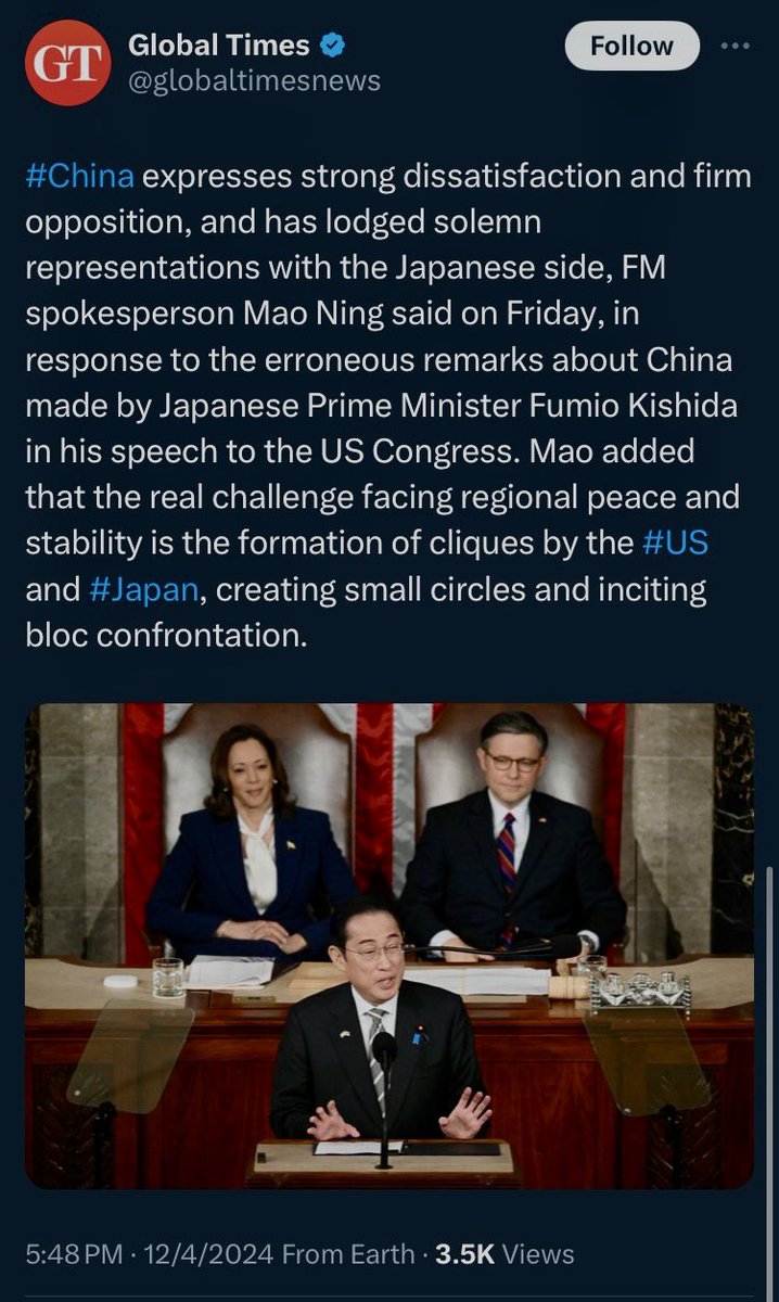 What was erroneous about PM Kishida’s speech? China is a threat. China is a bully. China lies. China is just jealous.