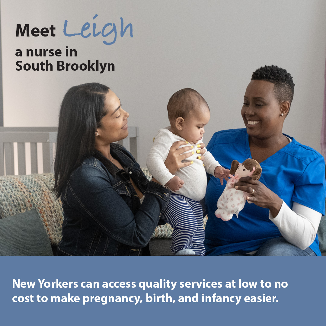 Pregnant with your first child? You may be eligible to have a personal nurse meet with you regularly to talk about pregnancy and parenting through the NYC Nurse-Family Partnership. Learn more about the program and how to enroll: on.nyc.gov/3JCwz3U #BlackMaternalHealthWeek