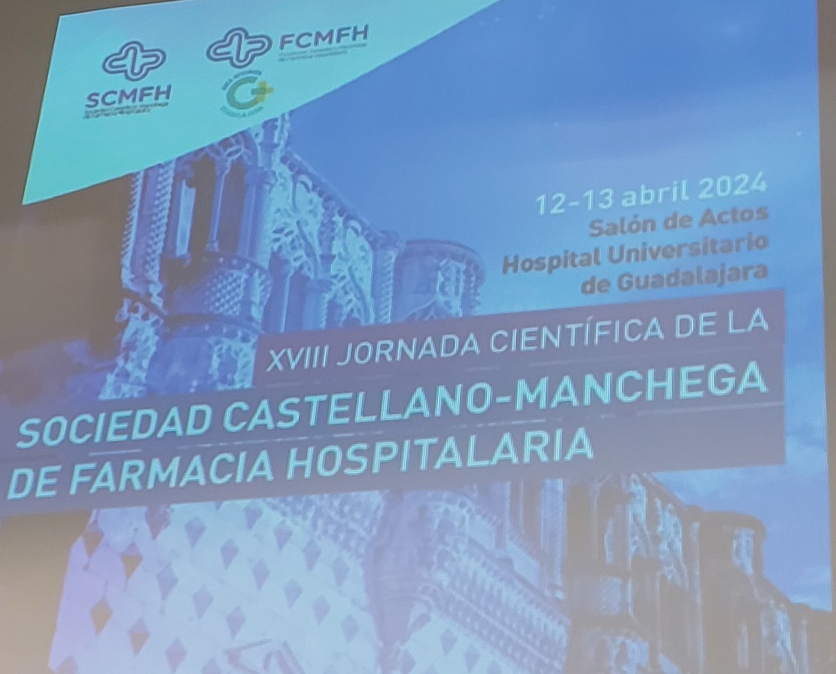 Ana Horta (@anahortah) on Twitter photo <a href="/scmfh/">SCMFH</a> <a href="/sefh_/">S.E.F.H</a> <a href="/Farmacia_HUGU/">Farmacia Hospital Guadalajara</a> ...Empezamos las XVIII Jornadas de la <a href="/SCMFH/">SCMFH</a> en el <a href="/SanidadGU/">Sanidad Guadalajara</a> <a href="/SanidadCLM/">Sanidad CLM</a> <a href="/scmfh/">SCMFH</a> <a href="/sefh_/">S.E.F.H</a> <a href="/Farmacia_HUGU/">Farmacia Hospital Guadalajara</a> ...Empezamos las XVIII Jornadas de la <a href="/SCMFH/">SCMFH</a> en el <a href="/SanidadGU/">Sanidad Guadalajara</a> <a href="/SanidadCLM/">Sanidad CLM</a>
