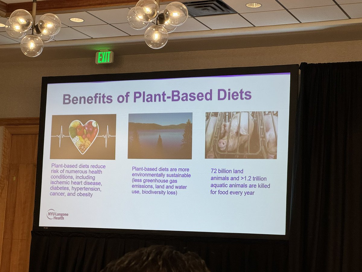 Can we say it loud enough- Diet and Lifestyle Matter in Cancer prevention. 
@LoebStacy giving an eye opening talk at #RMUS24 on imp of nutrition in Prostate cancer. #Meat is a Carcinogen 
Incorporate a plant based diet.
#GoVegetarian #MeatlessMonday #Vegan @AmerUrological