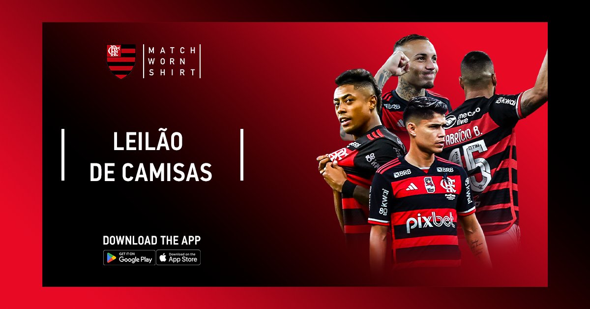 🔴⚫🏆 Não perca essa chance única! Os Mantos usados e assinados pelos campeões no último jogo contra o Nova Iguaçu já estão online na MatchWornShirt. ⚽ Garanta agora mesmo uma peça da história do Mengão diretamente do campo: l.matchwornshirt.com/flamengo-1 🙌 #Flamengo…