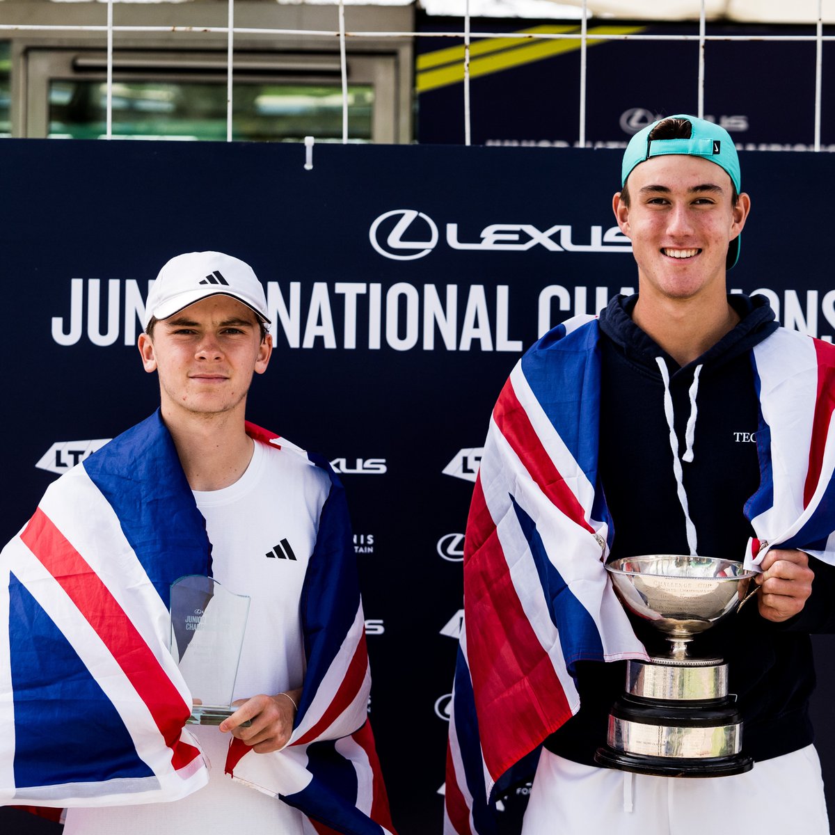 For finishing runner-up, Charlie Robertson receives a wild card into the Junior Wimbledon Championships main draw