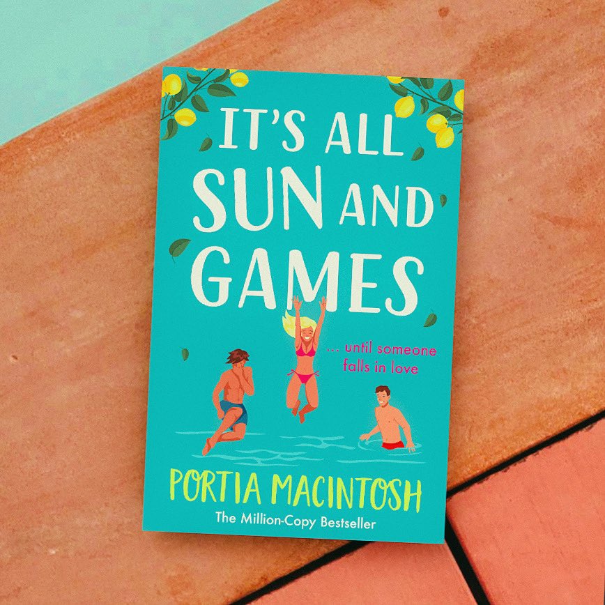 🛫🇮🇹🍝 Cover Reveal ☀️🍋🍷 Here it is, the cover for my second summer book of the year, It’s All Sun and Games. Out in all formats 11.07.24