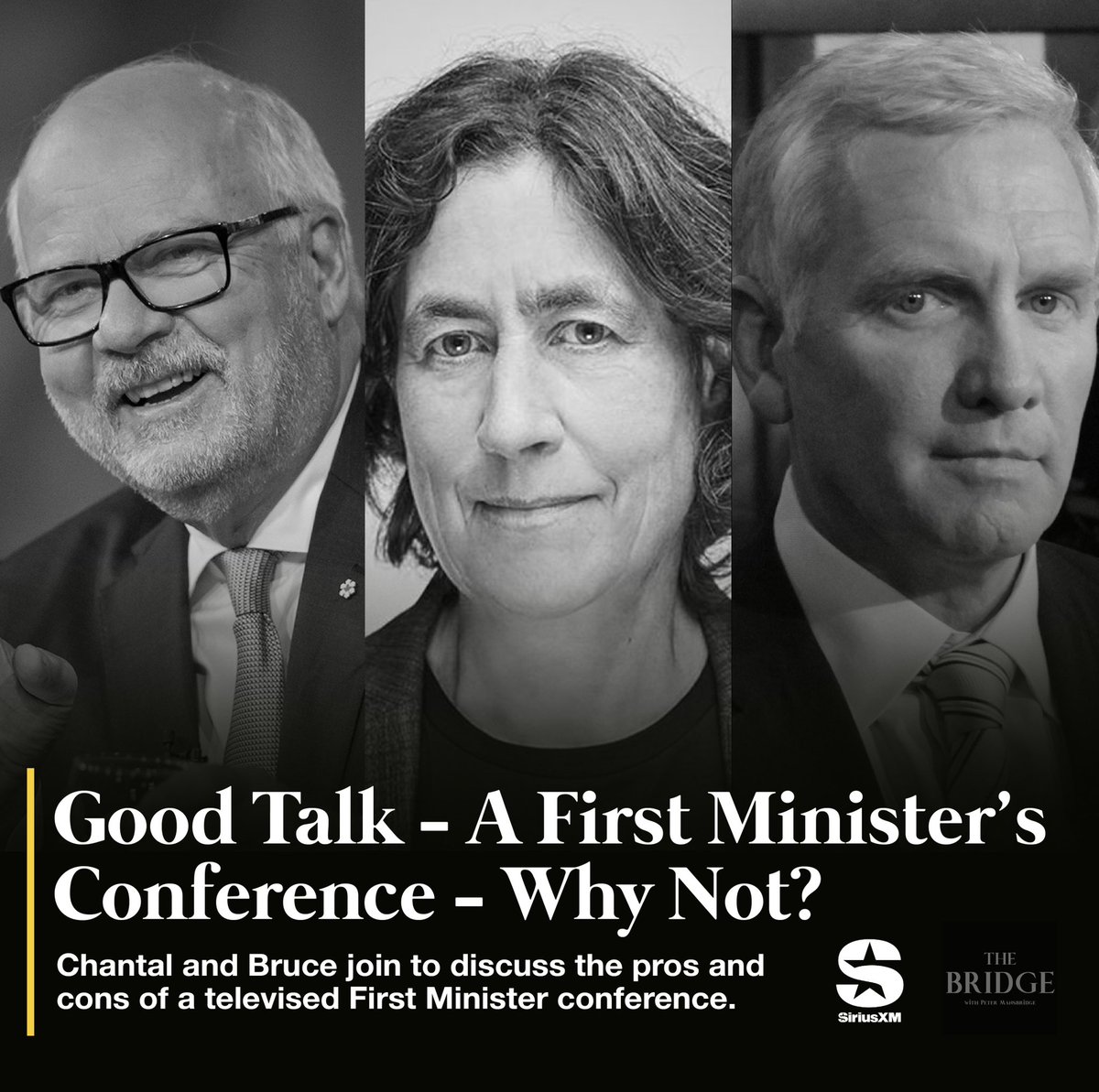 What’s the downside for Justin Trudeau in calling a First Minister’s conference? What’s he got to lose? That’s our focus today on Good Talk with @ChantalHbert and @bruceanderson Noon EST on @CanadaTalks167, all podcast platforms, or on YouTube. 📍youtu.be/DqX_SS_9PuE