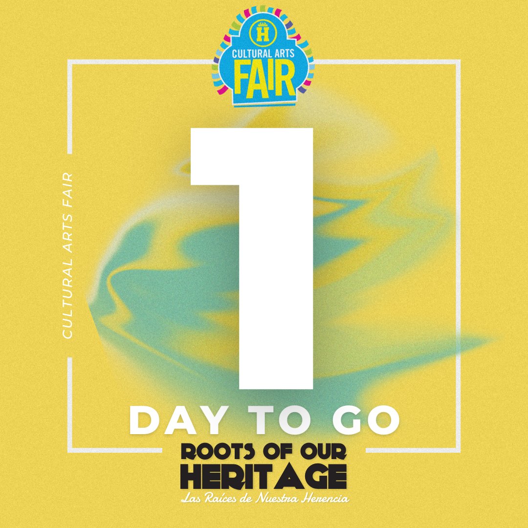 1 day left! Tomorrow we celebrate the history and culture of Harlandale ISD! Join us for our parade followed by our Cultural Arts Fair at Mission Marquee Plaza. For more information, visit harlandale.net/culturalartsfa…