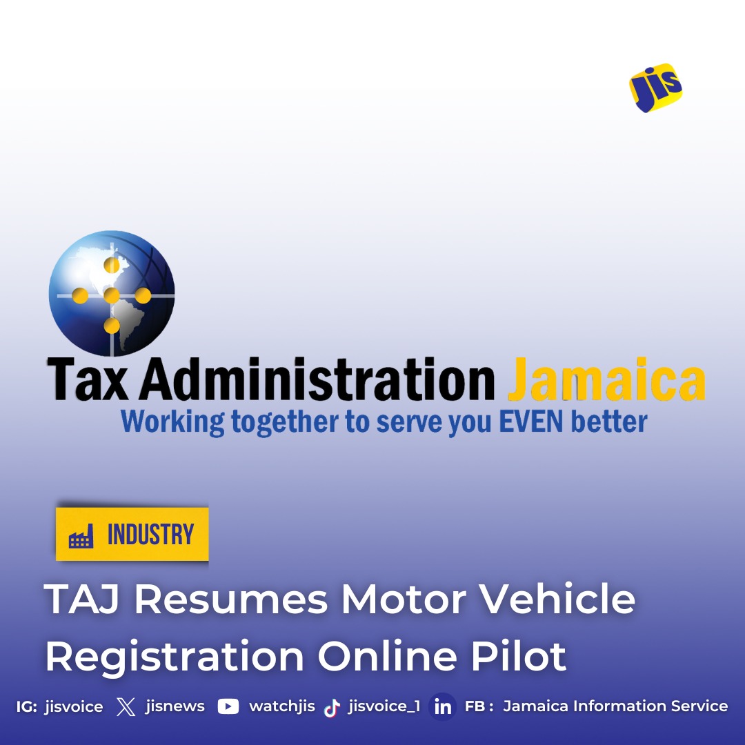 Since April 1, 2024, Tax Administration Jamaica (TAJ) has resumed conducting a pilot of its Motor Vehicle Registration Certificate (MVRC) renewal online service. This service will allow users to apply, pay online and pick-up the MVRC and sticker within three (3) business days,…