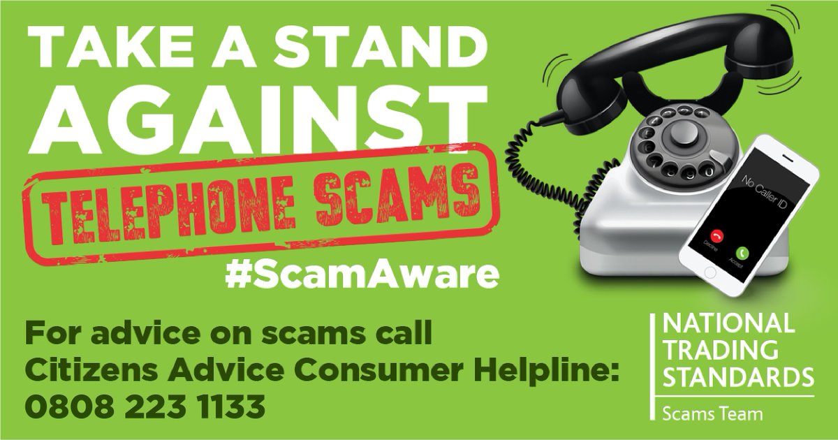 #NationalTelephoneDay enjoy taking calls but beware of #scam calls. #ScamAware #BrumTS