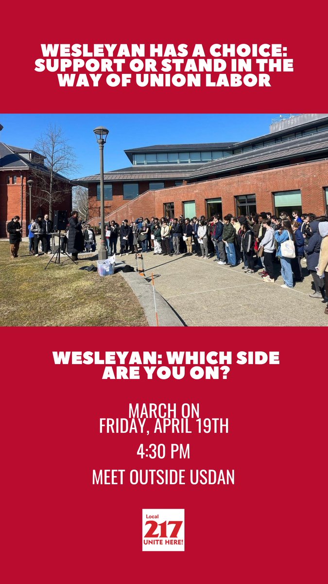 WesleyanAAUP's tweet photo. Come on out and show your support! https://t.co/ZZXdZLDknd
