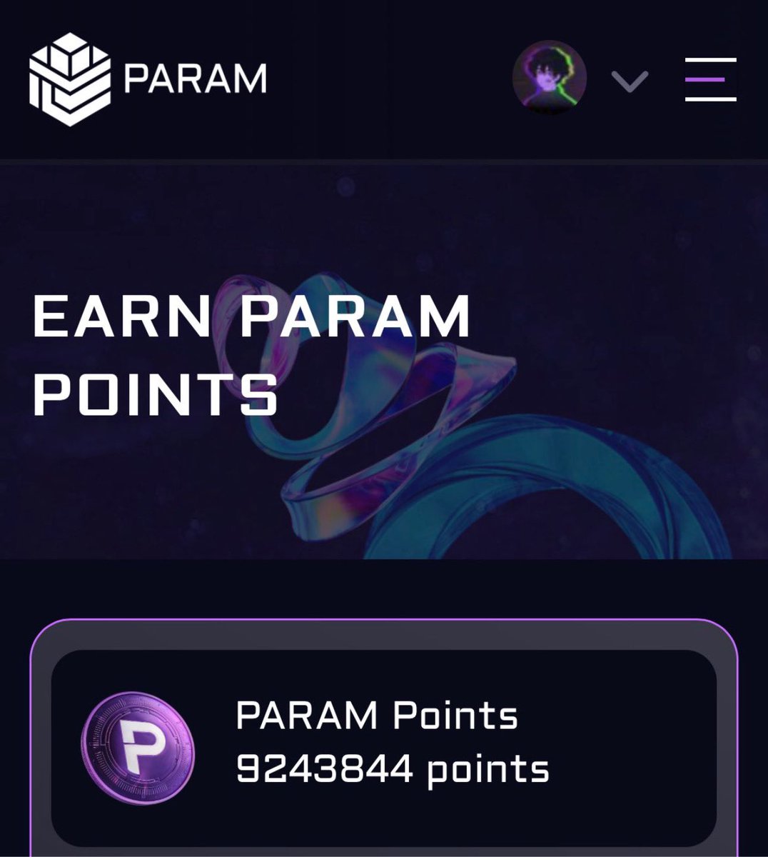 You don’t have enough $PARAM points ? Gaining points is pretty easy for - $PARAM - $BUBBLE - $MOJO - $BEYOND Simply: - Like & Retweet - Be the top first 50 to comment. Farming ends soon It’s not so hard ! 🤝