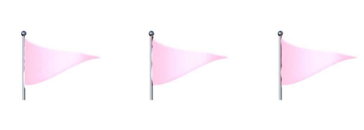 “Are you a red flag?”   
No baby I’m a  💖 PINK FLAG 💖