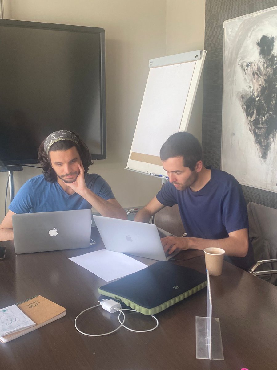 gabaldonlab's tweet photo. Today we had a lab #hackathon . We decided on transversal needs for common resources to improve how we work, we divided in small groups and worked hard, with a deserved break to taste delicacies cooked by ourselves!!! #TeamworkMakesTheDreamWork 
💪 📈🍽️ https://t.co/8gPAy6lKK4