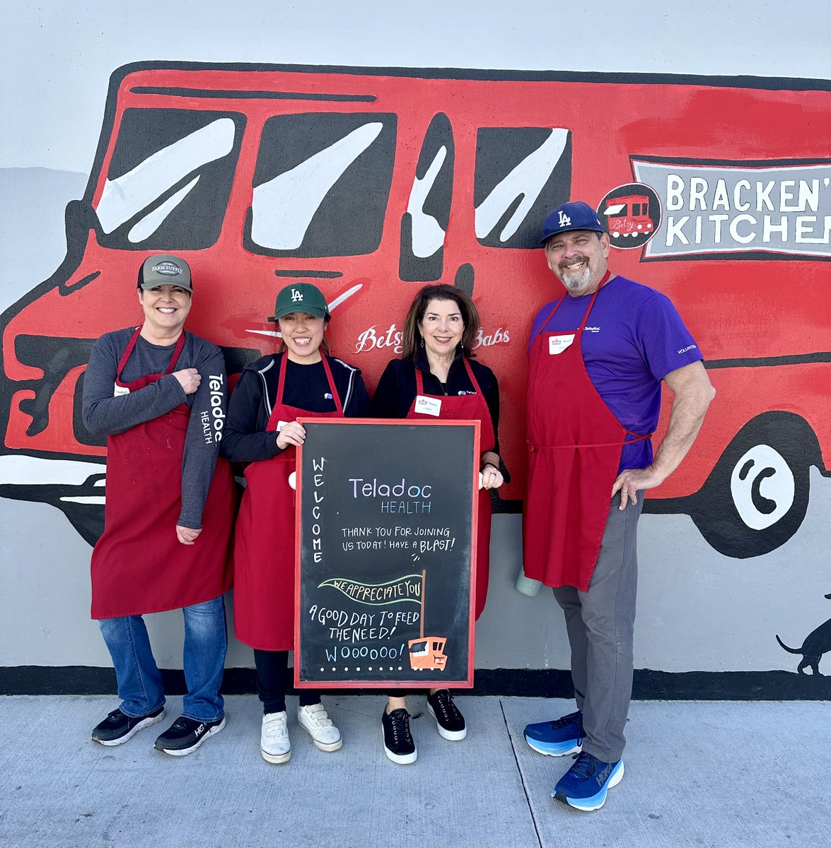 Our impact goes much further when we work together. A few Southern California colleagues volunteered at Bracken's Kitchen recently. Collectively, the group helped assemble 8,000 meals for the community feeding program, providing necessary nourishment to people in need.