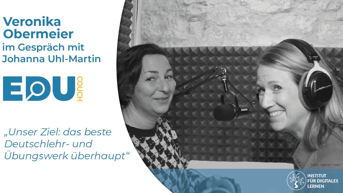 🎙️In der neuen Folge #EduCouch sprechen Veronika Obermeier &amp; @uhl_edu über das #netBookDeutsch – das erste adaptive, multimediale und interaktive Deutsch"buch", das gerade frisch aus der Kreativschmiede der <a href="/DLernwelten/">Digitale Lernwelten</a> in die Klassenzimmer findet. #twlz 

kurzelinks.de/5op3