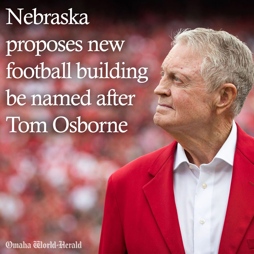 The University of Nebraska Board of Regents is considering renaming the Huskers' new football building after legendary coach Tom Osborne. From @swmckewonOWH: omaha.com/sports/huskers… #Huskers #GBR