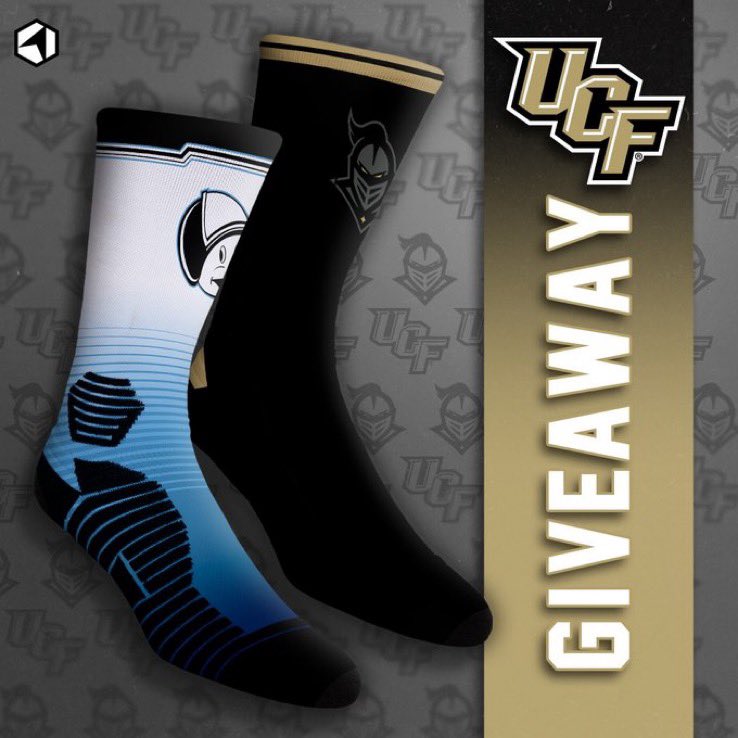 We're teaming up with @RockEmSocks to give away✌️pairs of intentionally mismatched socks in honor of tonight’s Knights vs ‘Nauts 🏈 Spring Game. You must: ✅ Follow me ✅ Follow @RockEmSocks ✅ RT ✅ Reply with your favorite sock pic or GIF Winners chosen randomly at 6:30pm!