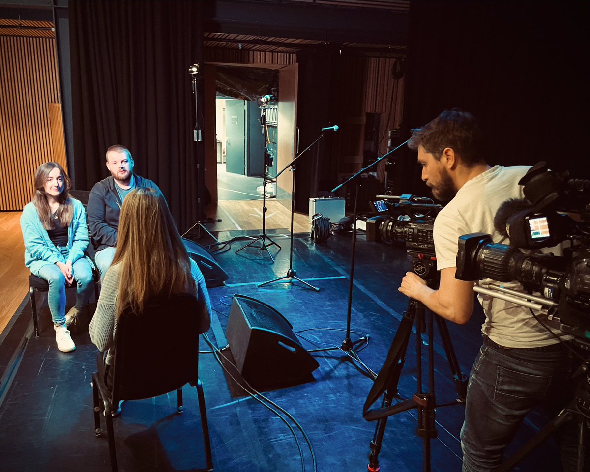 Wee bit of filming for @WeAreSTV in Perth today before our show at @perthTCH this evening! 💁‍♀️ Just 4 seats left! Get them at faramusic.co.uk 🥳 #whatsonscotland #stv