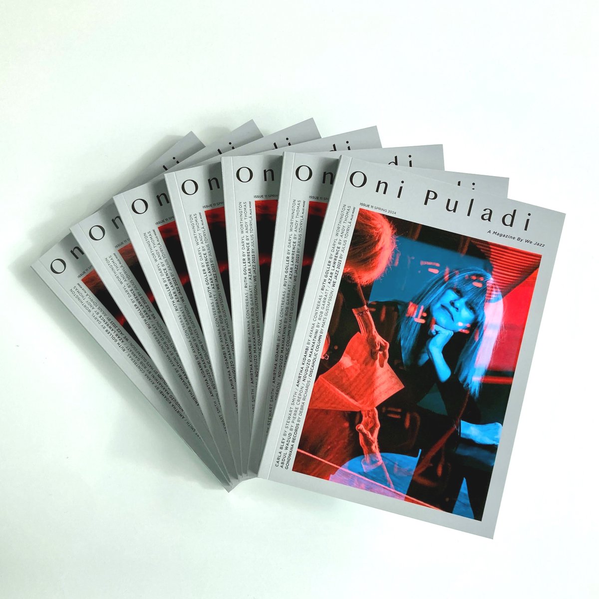 OUT NOW: We Jazz Magazine, Issue 11 / Spring 2024 'Oni Puladi' for Carla Bley. wejazzrecords.bandcamp.com/merch/we-jazz-…