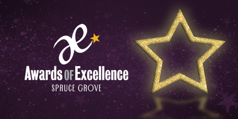 Recognize an outstanding member of our #Community & nominate them for the 2024 #SpruceGrove Awards of Excellence! ⭐ Don’t delay, deadline is April 30. Details: sprucegrove.org/AOE