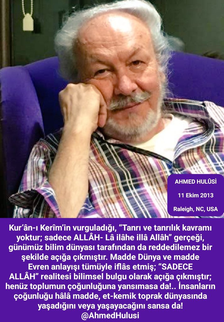 Evren içre evrenlerin orijini olan wave/dalga/data/bilgi okyanusu, esasen Kur’ân-ı Kerîm’de bildirilen Allâh isimlerinin işaret ettiği özellikler toplamı tekil potansiyelden başka bir şey değildir. Her şey bu boyutta/planda olup bitmiştir ⤵️ ahmedhulusi.org/tr/kitap/yasam… @AhmedHulusi