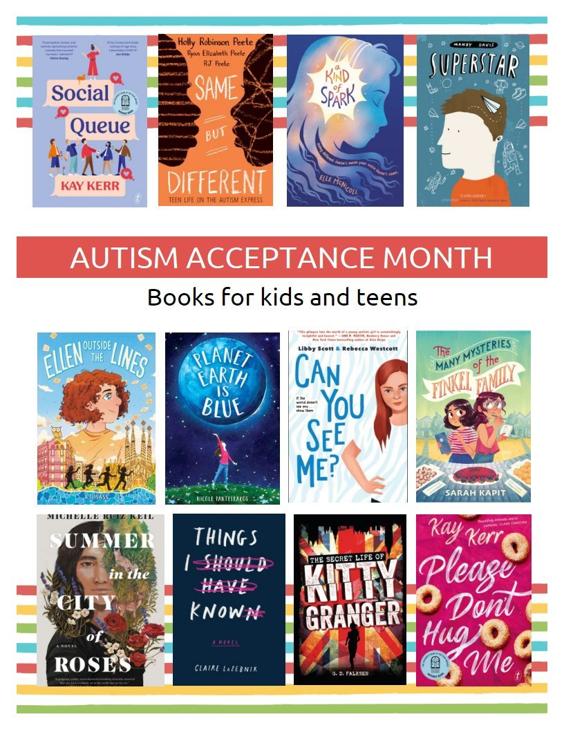 April is #AutismAcceptanceMonth For more book recommendations, one of our librarians would love to help out!