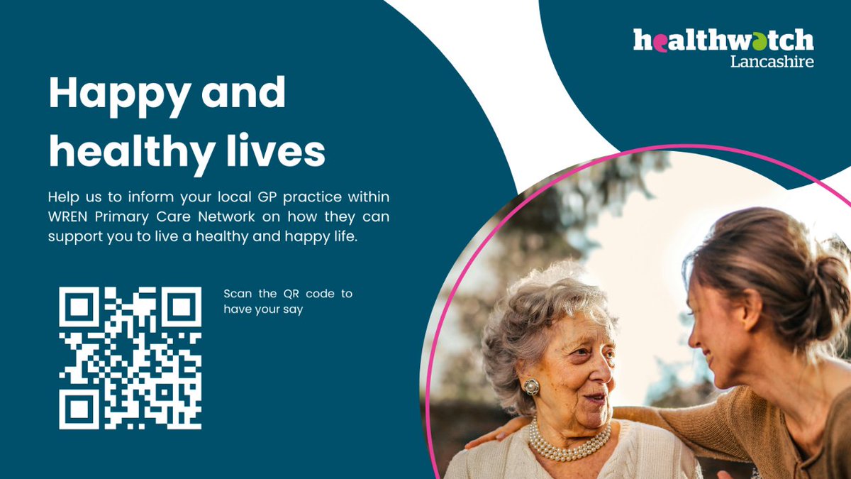 Do you live in Garstang, Great Eccleston, Kirkham, Wesham or Over Wyre villages?🏠 Do you think anything could be improved to help live your healthiest and happiest life? We are working with WREN PCN to hear from local residents!👌 Tell us your ideas 👉i.mtr.cool/iuiemvhqne