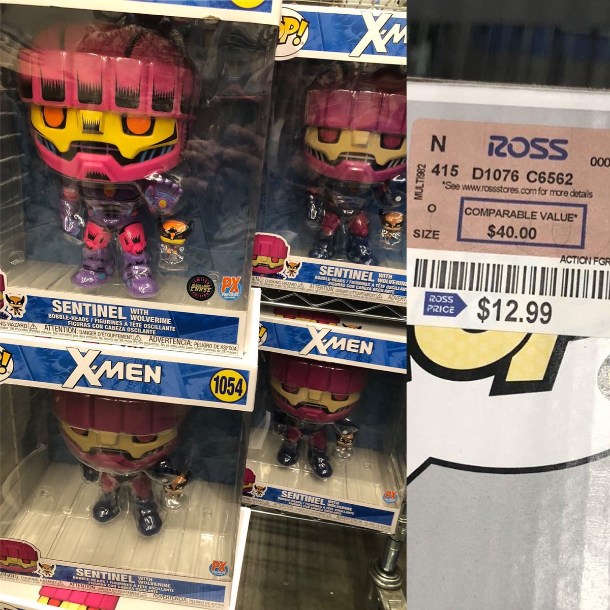 10” Sentinel with Wolverine Chase is arriving at Ross stores for only $13!
.
Credit IG u/kingcali2300
#Marvel #Funko #FunkoPop #FunkoPopVinyl #Pop #PopVinyl #Collectibles #Collectible #FunkoCollector #FunkoPops #Collector #Toy #Toys #DisTrackers