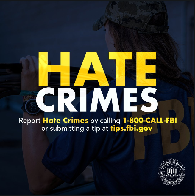 The FBI opens hundreds of civil rights cases annually, and it’s a responsibility the Bureau takes very seriously. Learn more about our civil rights program at fbi.gov/investigate/ci…. Report #HateCrimes and other civil rights violations to tips.fbi.gov.