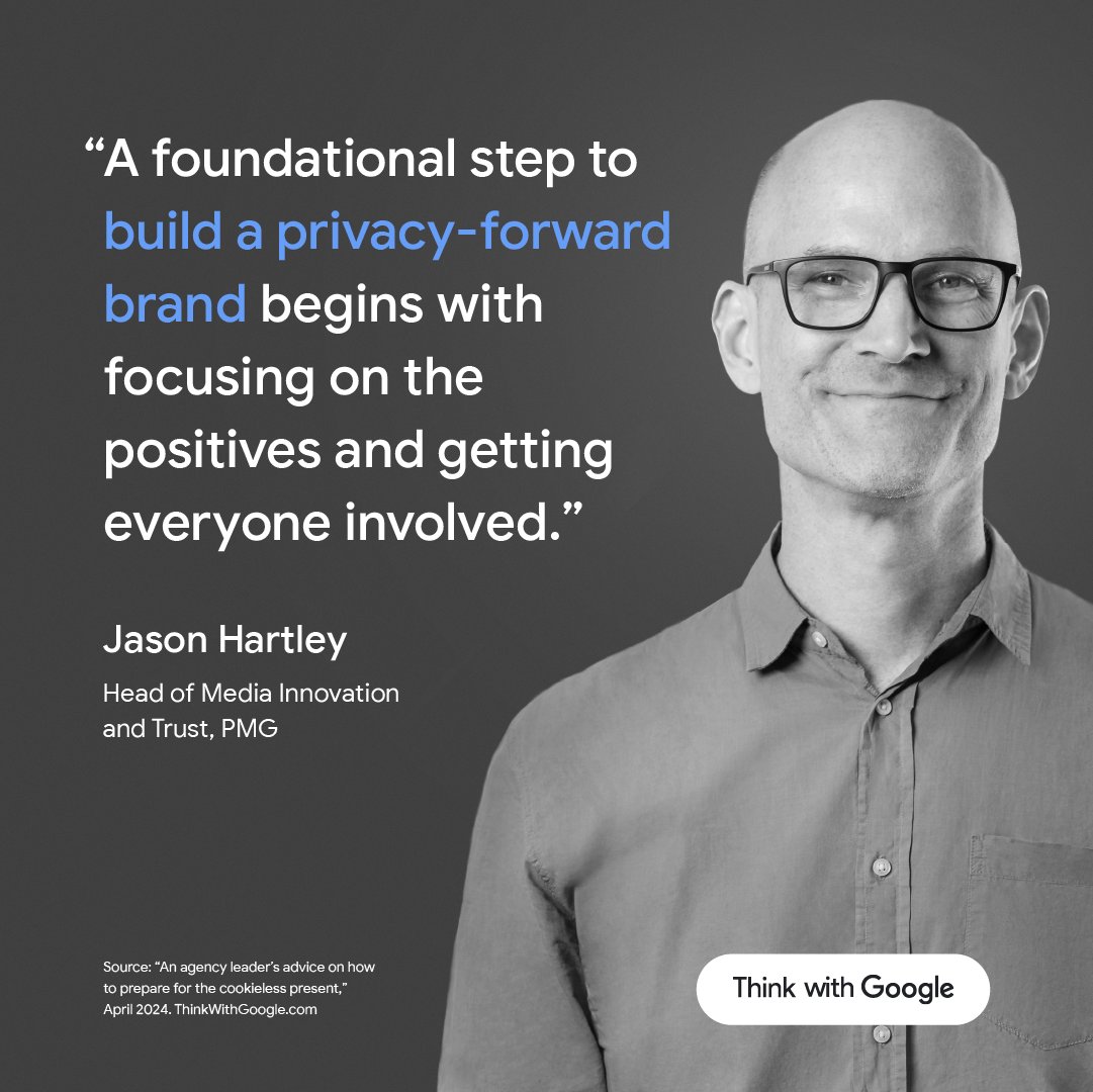 Is your privacy strategy all about replacing cookies? Jason Hartley from @pmgworldwide advises shifting your org’s mindset to embrace privacy, identify gaps, and test with intention. goo.gle/3Jf12UU