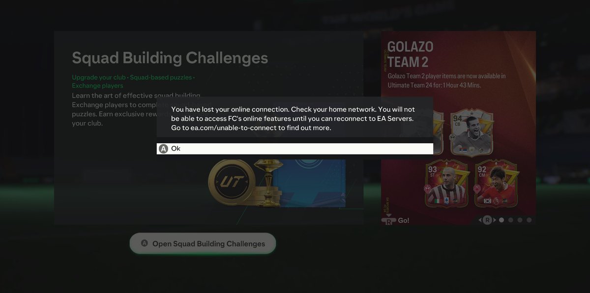 🚨 FUT Champs is currently broken • Some getting DC after game • Some getting loss after winning • Some getting a W & L after game Don’t play right now ❌
