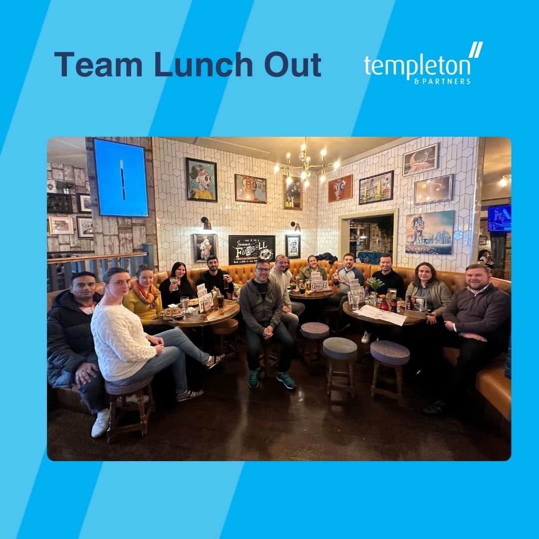 😍 Happy Friday from Templeton and Partners! 🌟 Today, our incredible team came together for our weekly team lunch, and we couldn't be happier. We ventured out to a fantastic spot, indulged in some mouthwatering dishes, and most importantly, enjoyed each other's company.