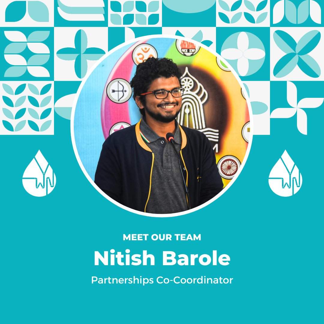 Meet our New Partnerships Co-Coordinator @Nitish_Barole!💧 Nitish is a Development & Humanitarian Professional with over a decade of expertise in youth leadership and peacebuilding. Nitish has worked to build resilience through education, community work, & capacity development.