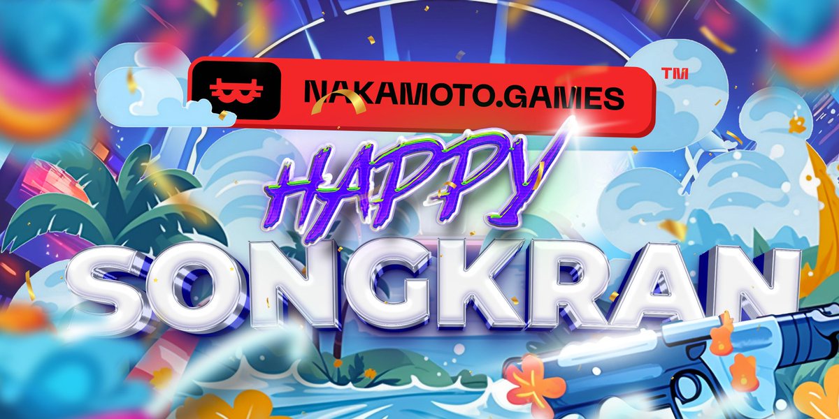 The Nakamoto Games Team wishes the #NAKAFAM a Happy Songkran Festival! To celebrate the Thai New Year, we're giving away $1000 worth of $NAKA to 20 lucky winners. Like, retweet, and comment on this post with your favorite gaming title on our platform. Happy Holidays! #GameFi 🥳🥳