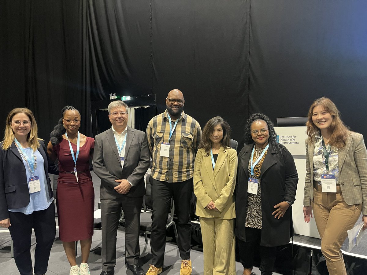 Huge thanks to our panel of international speakers sharing their amazing projects at #Quality2024 IHI BMJ international forum at our session on reducing inequalities for patient centred care. Keep QI simple, courage to breakthrough silos, don’t be afraid of failing @ARC_NWL