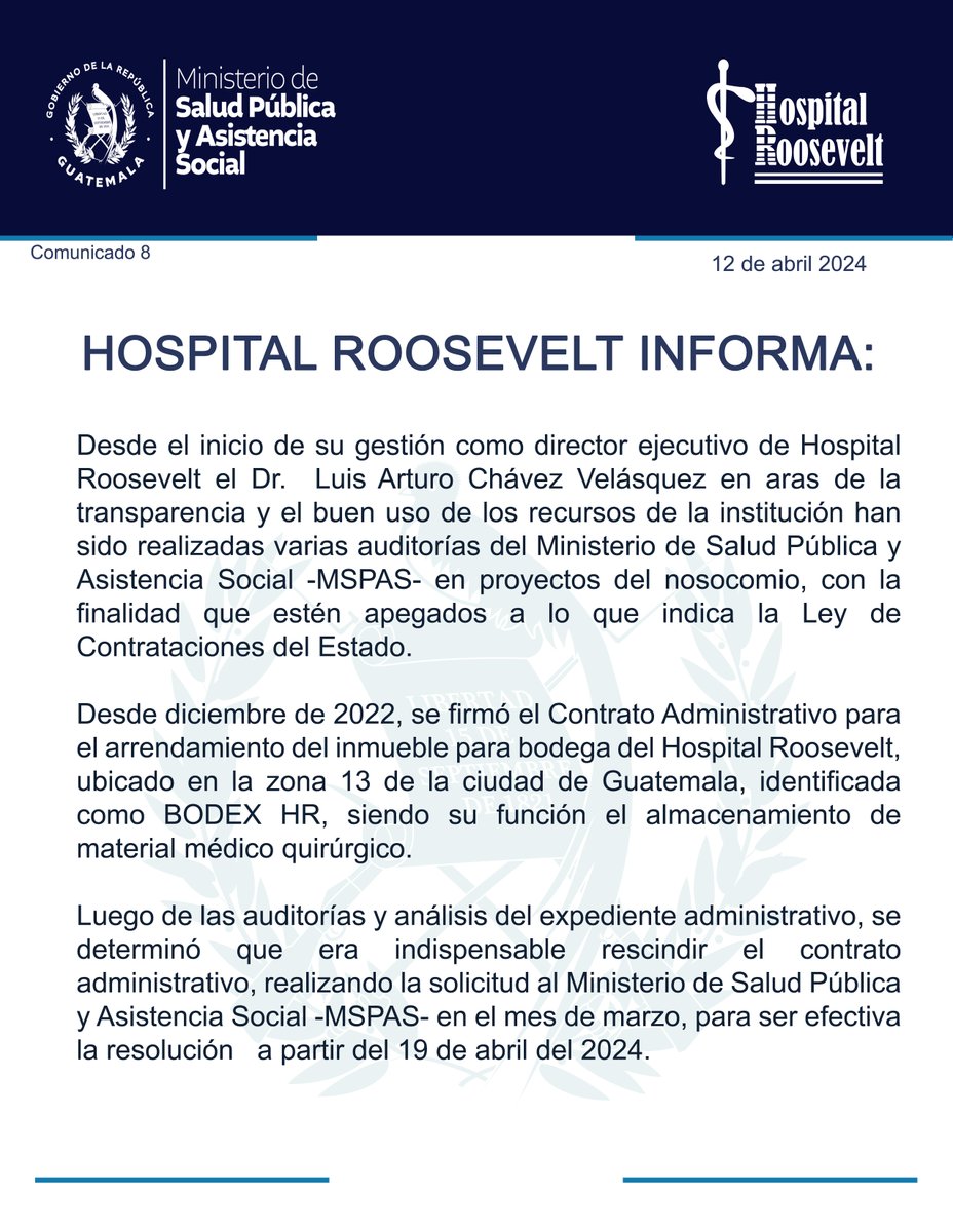 Hospital Roosevelt Informa: