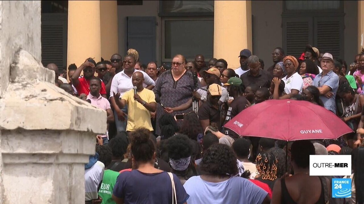 Outre-Mer - En Guyane, la colère des habitants suite au meurtre d'une pharmacienne ➡️ go.france24.com/PAp