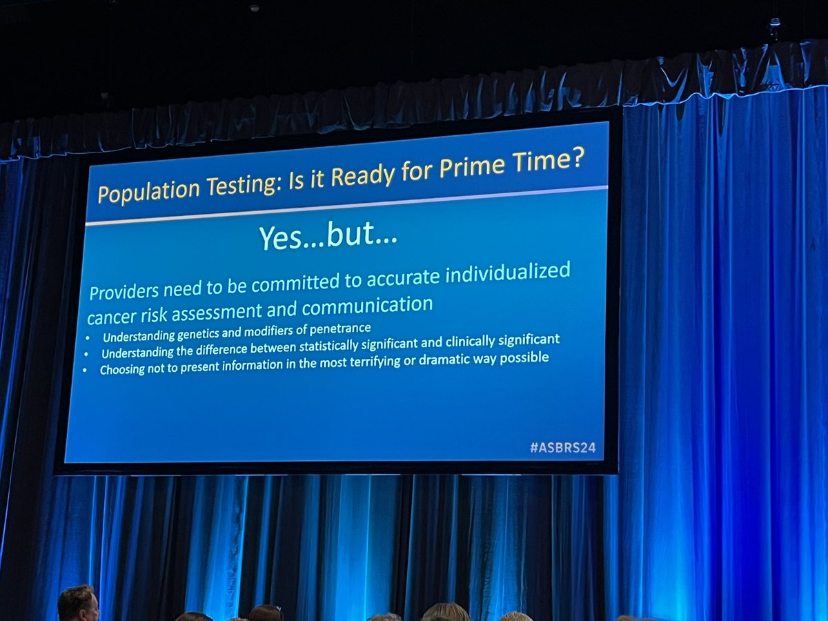 Should we exclude anyone from cancer genetic testing?

Dr. Euhus says “No”

We should be thoughtful about how we use genetic mutation information combined with other risk factors for breast cancer screening and risk reduction.

#ASBrS24