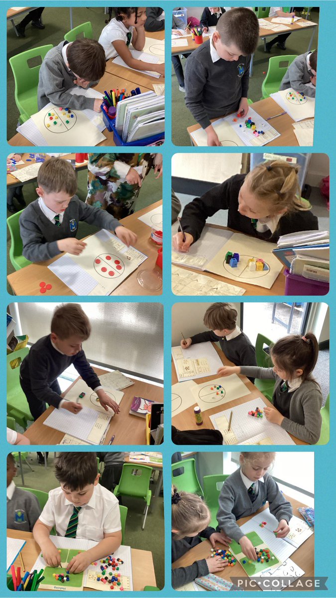 Year 2 have been learning how to find out the half of a number this week. We enjoyed halving shapes first and then using shapes to help us with numbers #determination #Resilience