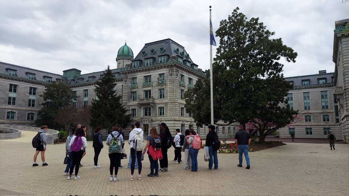 LYNX scholars toured the Naval Academy and learned about the various requirements and benefits of attending a Service Academy. @FCPSMaryland