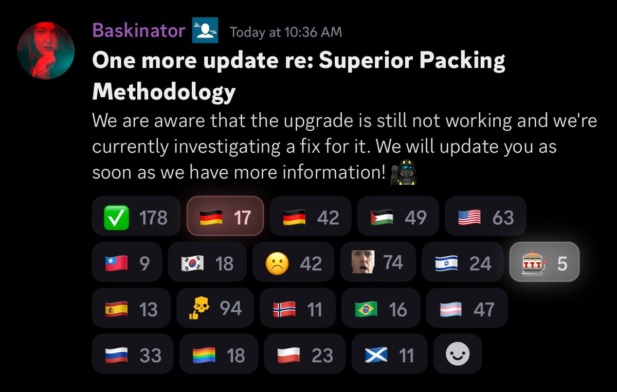 helldiversgg's tweet image. The Helldivers 2 devs are aware of the Superior Packing Methodology bug and are investigating a fix 🙏 #helldivers #helldivers2