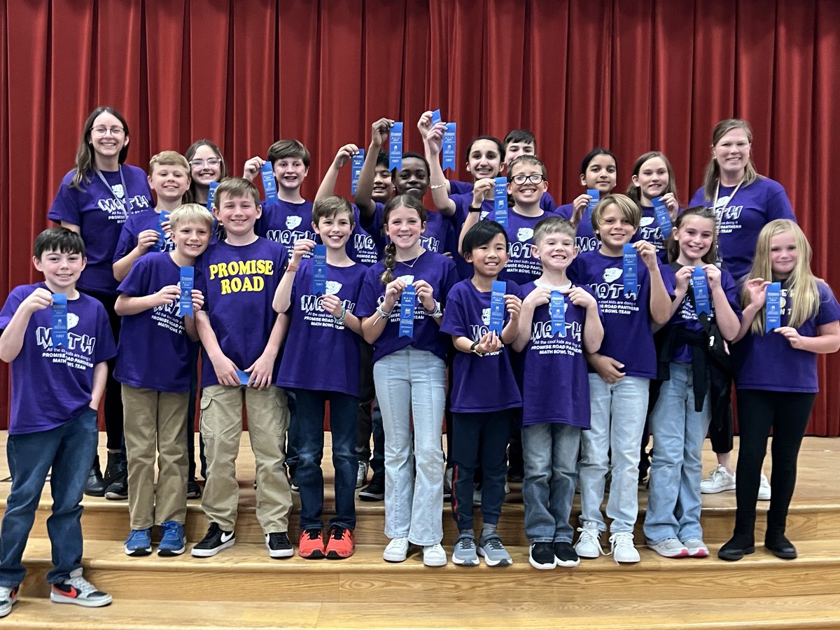 Congrats to our Math Bowl team who brought home the first place trophy in their division. Their incredible performance earned them the 8th best score in the entire state, landing them a spot in the top 15! This wouldn't be possible without coaches Mrs. Hunter and Mrs. Martinez🤗