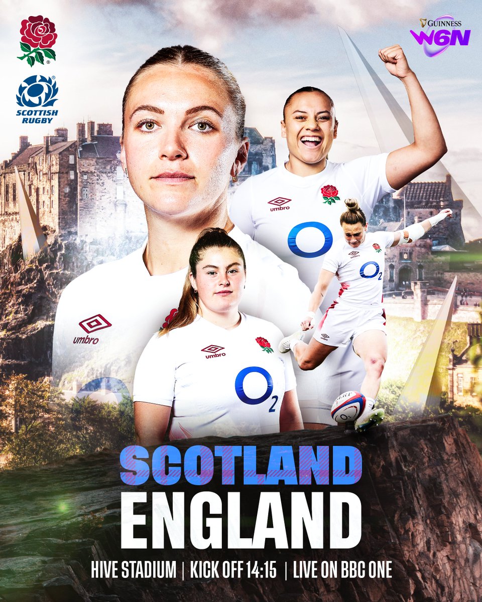Game day has arrived! 🌹 #SCOvENG | #GuinnessW6N