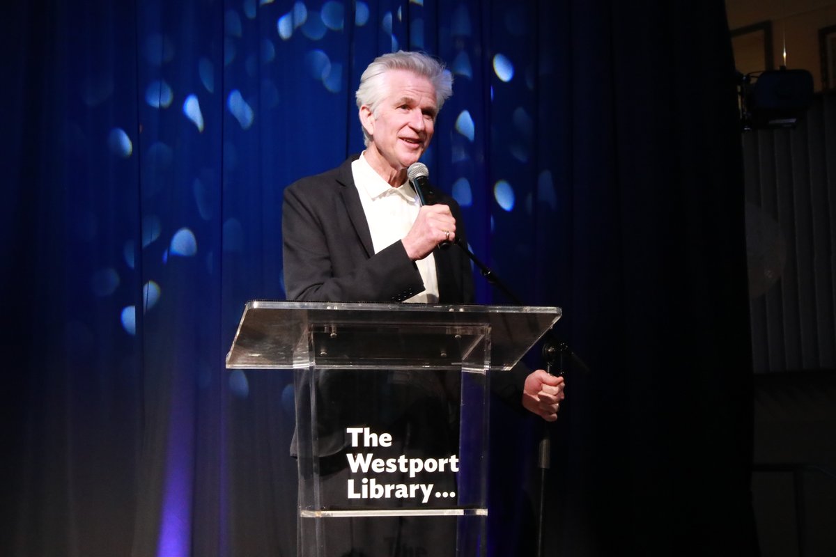 WestportLibrary's tweet image. Many thanks to @MatthewModine &amp;amp; @AdamRackoff for braving the rain to screen their remarkable film, @DownwindDoc, at the Library last night. It was an incredible, powerful evening!

#WestportLibrary #Downwind