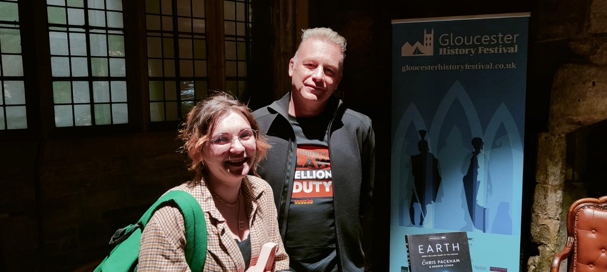 One of our brilliant team, Bee, met Chris Packham at the Gloucester History Festival yesterday, and told him about our work, especially around advocacy for autistic young people! We love speaking about inclusion with likeminded people like Chris!