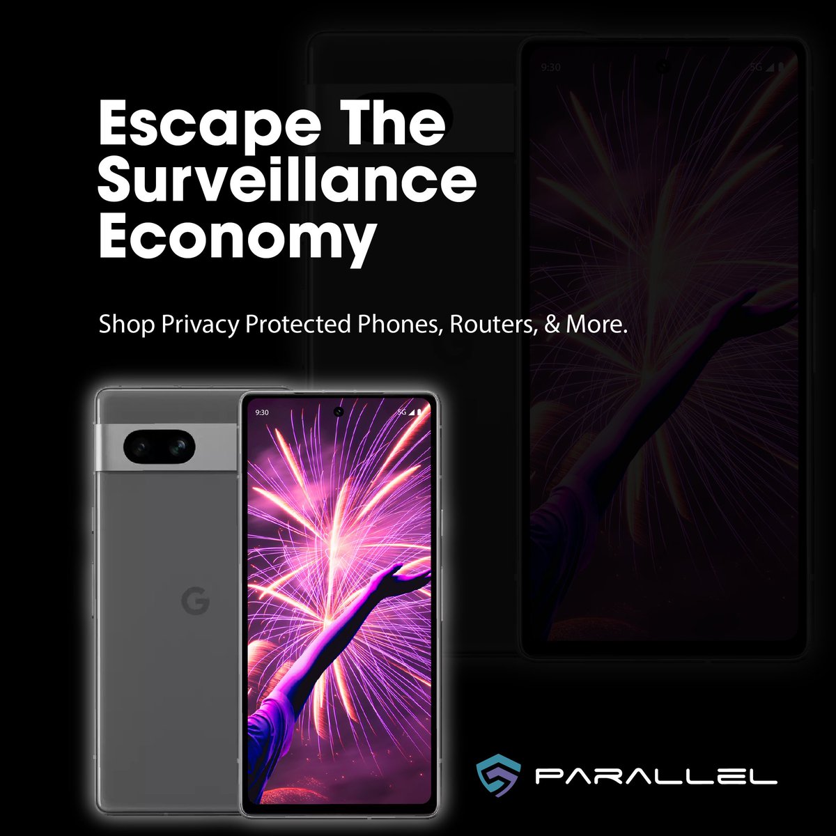 #BigTech (Meta/Microsoft/Apple/Google) promises privacy, but in reality your data feeds their profits. 📈 At Parallel, we put your privacy as the first priority. Our curated ecosystem of products keeps you in control.💪 #privacy #StarveTheBeast parallelprivacy.com/product-catego…