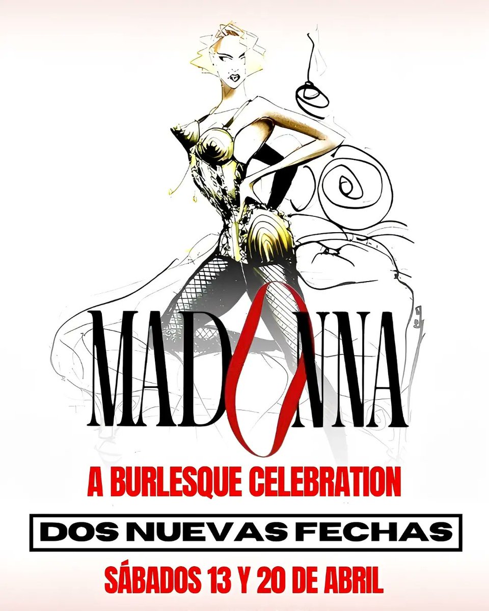 Mañana 👑 Madonna 👑 A Burlesque Celebration ✨️ Nuestro tributo a la Reina del Pop te espera en Cabaret Delirio Tropical 💋 Artista invitada sorpresa⁉️ + Nuevos números ⭐️ + Afterparty🕺 Puertas 9:30 pm | Show 10:30 pm Boletos en: passline.com/sitio/delirio-…