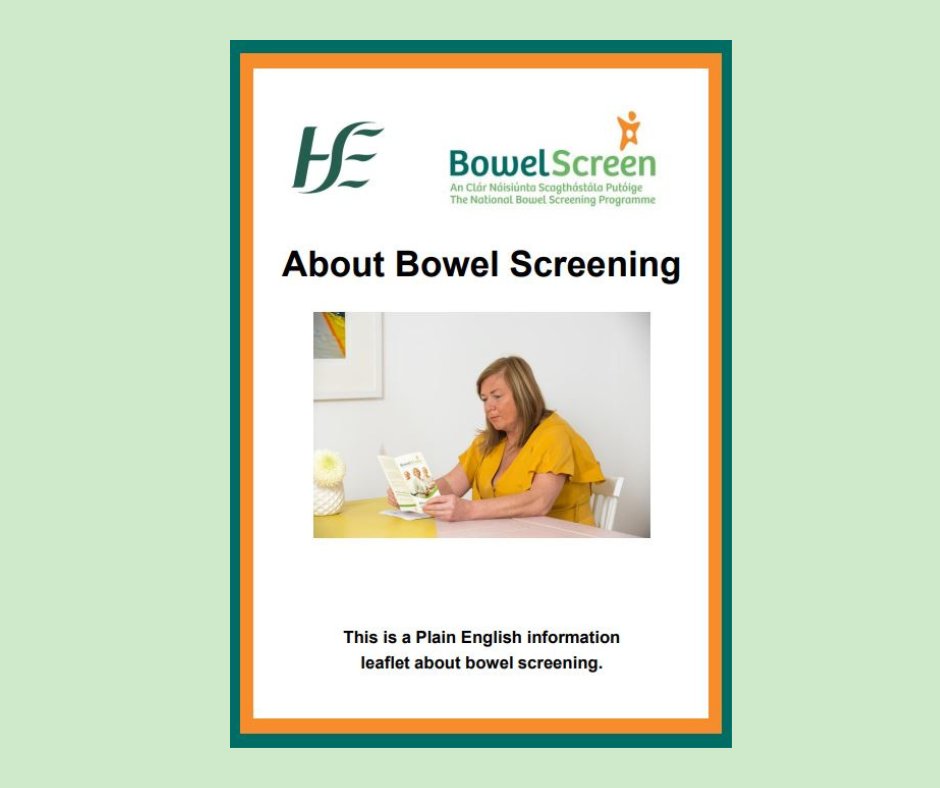 Did you know? We provide information about our #screening programmes in accessible formats: easy-read, plain English, and photo stories. Take a look at our #BowelScreen plain English leaflet: tinyurl.com/bowelscreen-pl… #BowelCancerAwarenessMonth #ChooseScreening