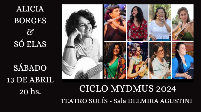 🎤 En el marco del Ciclo #Mydmus, mañana a las 20 horas sonarán en vivo Alicia Borges y Só Elas, en la Sala Delmira Agustini. 🎟️ Entradas en venta en Tickantel y boletería del teatro.